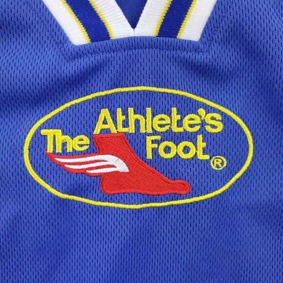Athlete's Foot Vintage Jersey Shirt Breathable Mesh Baggy Uniform Men's 2XL - Picture 3 of 11